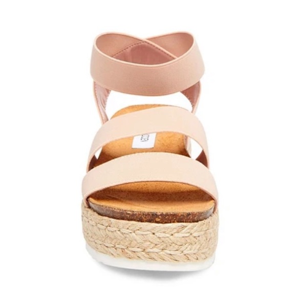 11 Steve Madden Kimmie Blush Platform Sandal Shoes - Picture 3 of 9